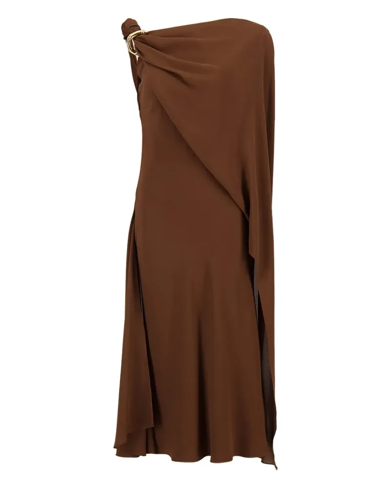 Gucci Midikleid aus Seide - Braun Braun