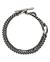 WERKSTATT:MÜNCHEN Kettenarmband im Layering-Look Silber