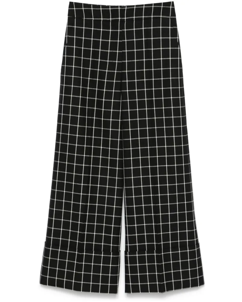 Valentino Garavani Karierte Hose - Schwarz Schwarz