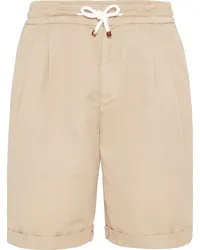 Brunello Cucinelli Bermudas mit Kordelzug Nude