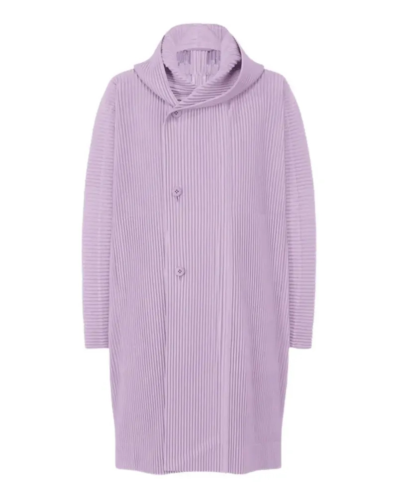 Issey Miyake December pleated coat - Violett Violett