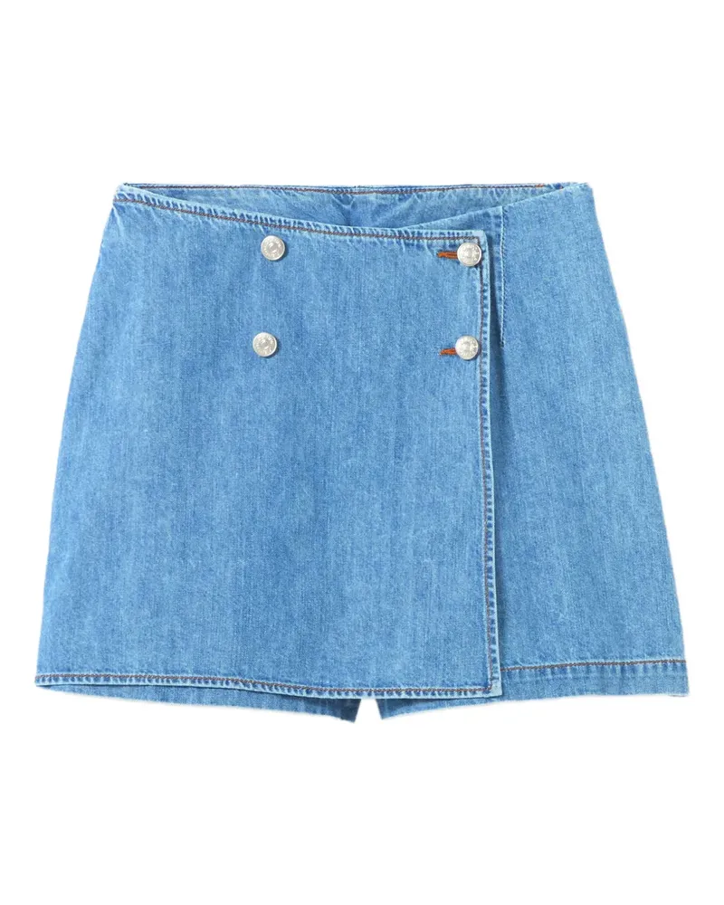 Claudie Pierlot Geknöpfte Shorts - Blau Blau