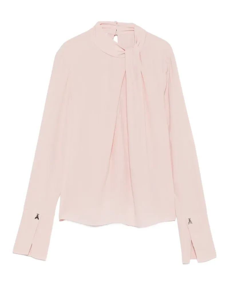 Patrizia Pepe Drapierte Bluse - Rosa Rosa