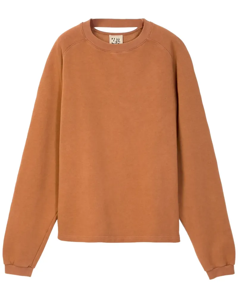 Camper Sweatshirt mit rundem Ausschnitt - Orange Orange