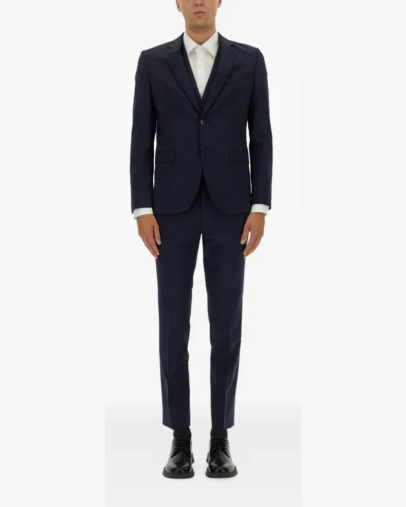 HUGO BOSS Einreihiger Anzug - Blau Blau
