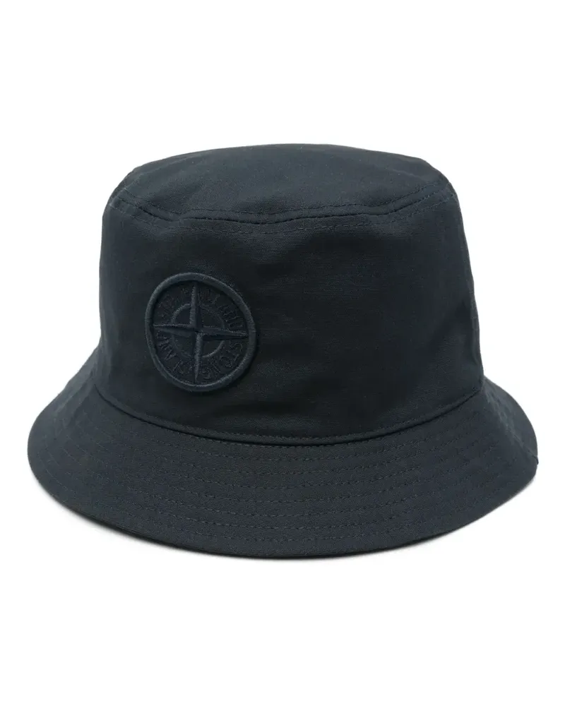 Stone Island Fischerhut mit Kompass-Stickerei - Blau Blau