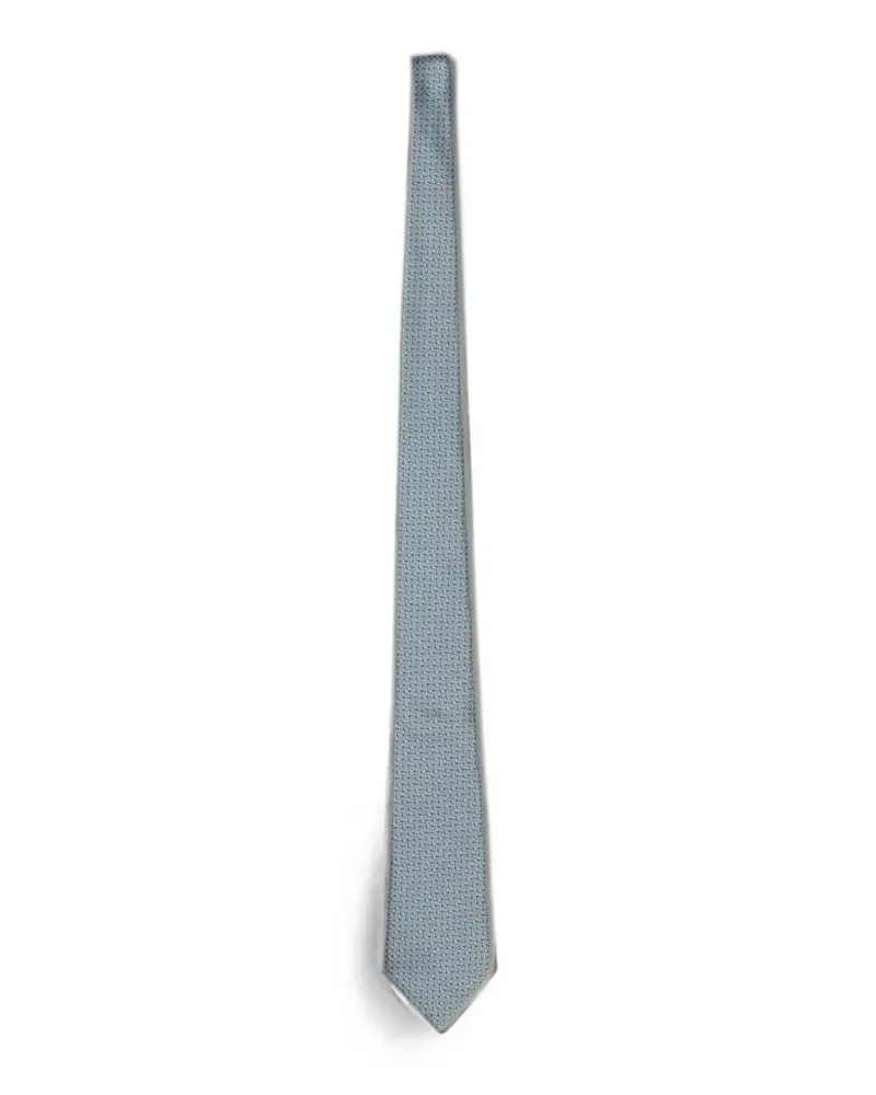 Ermenegildo Zegna jacquard-woven tie - Blau Blau