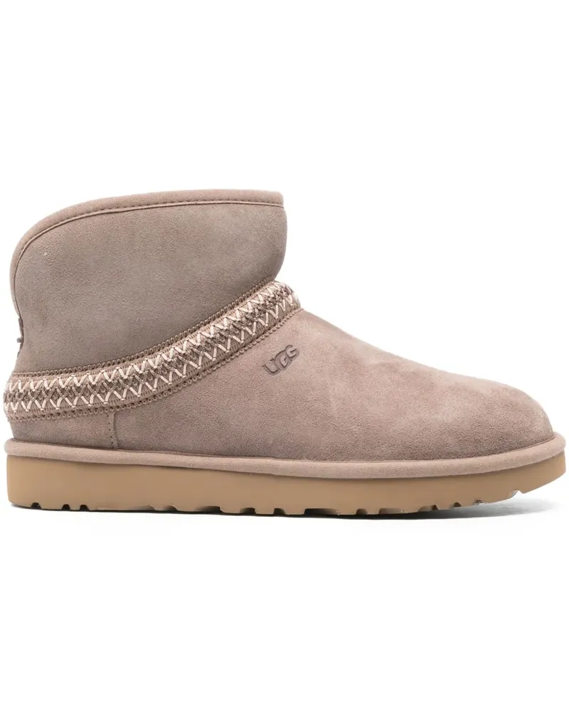 UGG Mini Crescent Stiefel - Nude Nude