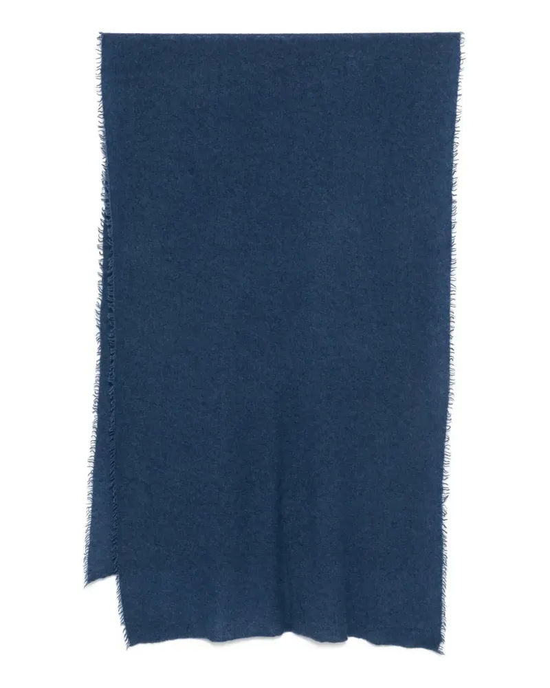 Faliero Sarti Geraffter Adriel Schal - Blau Blau