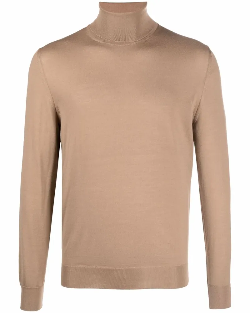 Drumohr  Pullover mit Rollkragen - Nude Nude