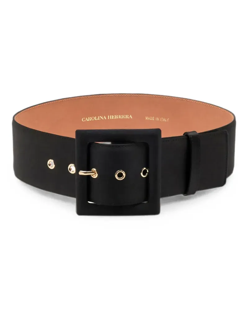 Carolina Herrera New York Icon buckle belt - Schwarz Schwarz