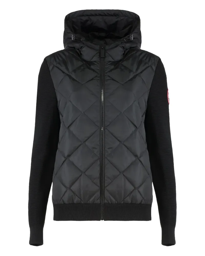 Canada Goose padded-front cardigan - Schwarz Schwarz