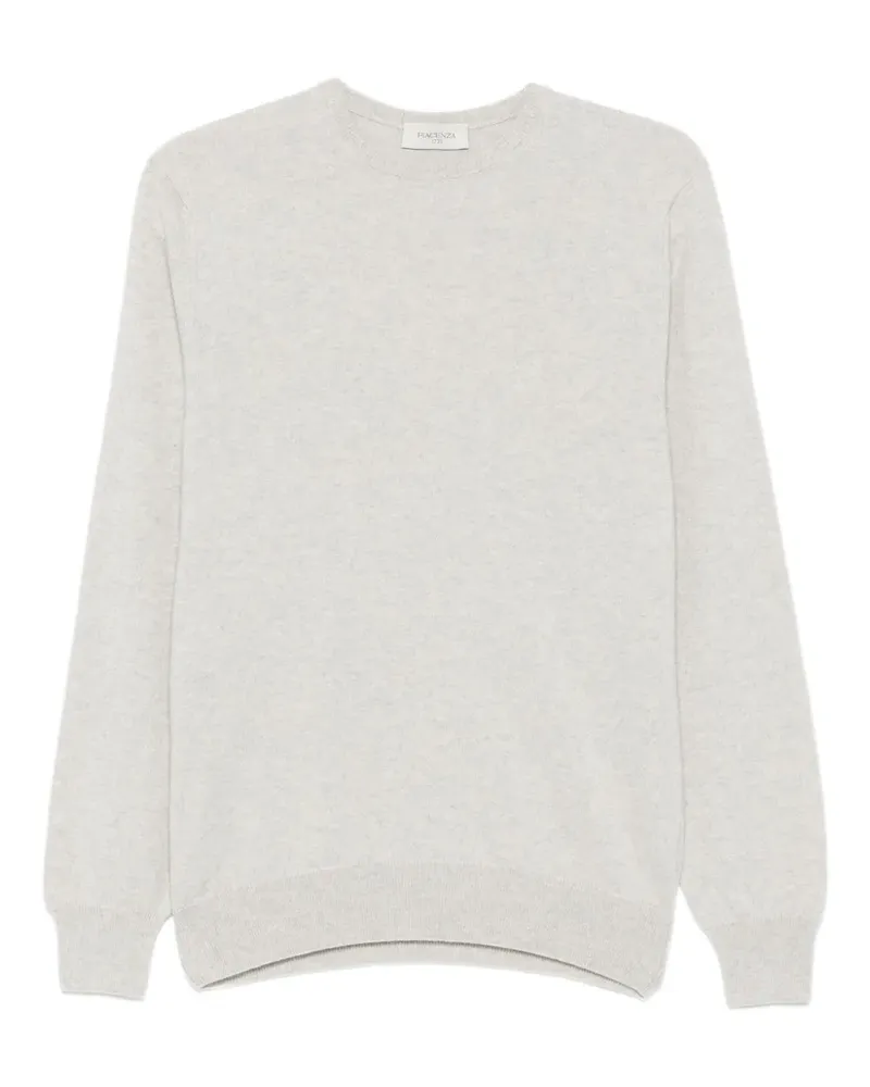 Piacenza Cashmere Kaschmirpullover mit Rundhalsausschnitt - Grau Grau
