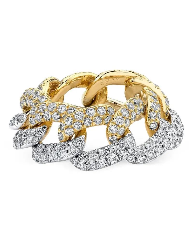 SHAY Essential Wrap Diamantring - Gold Gold