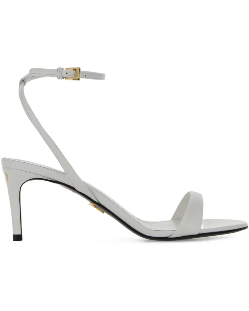 Prada leather buckled sandals - Weiß Weiß