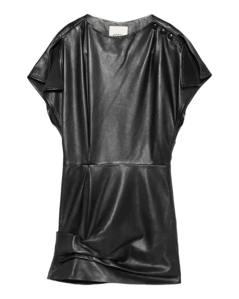 Isabel Marant Alia leather mini dress - Schwarz Schwarz