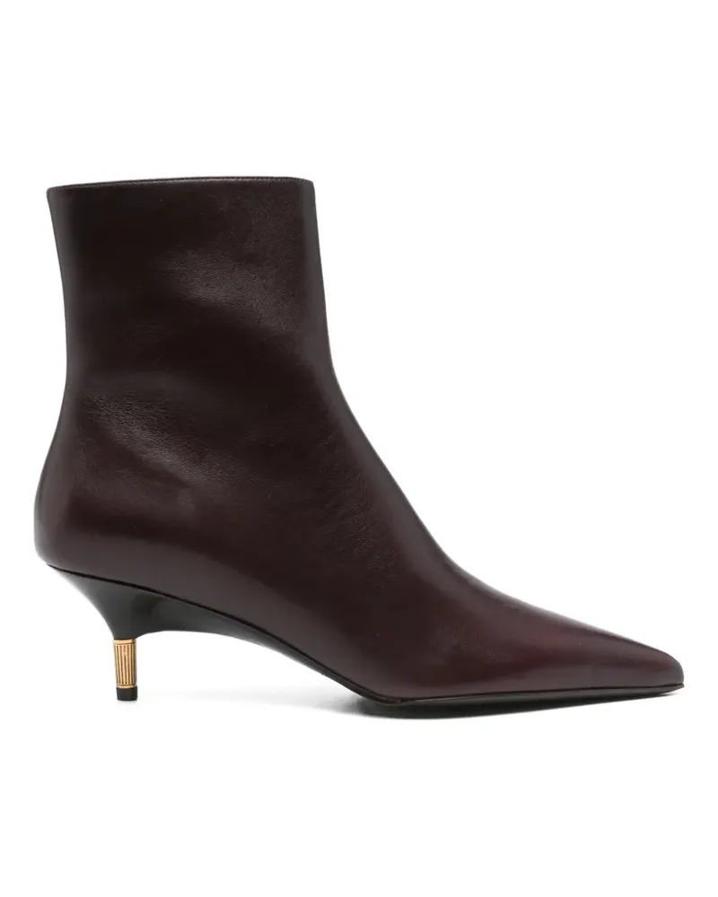 KHAITE Bella pointed ankle boots - Rot Rot