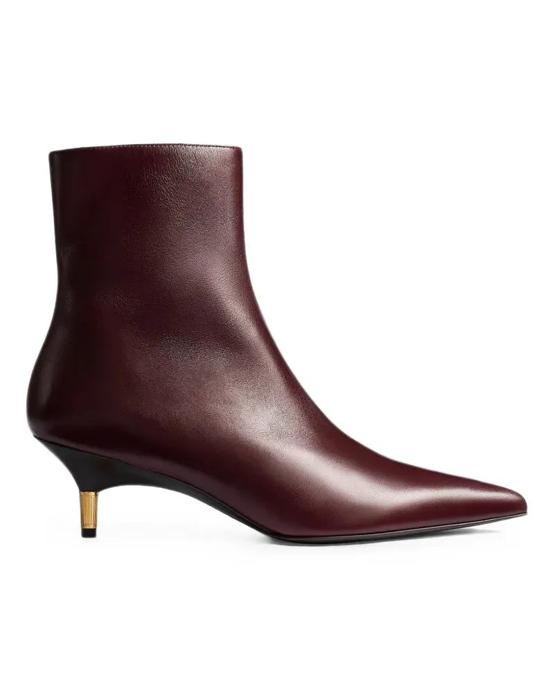 KHAITE Spitze Bella Stiefeletten - Rot Rot