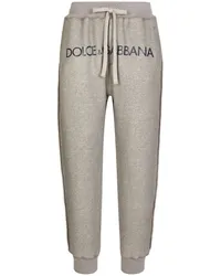 Dolce & Gabbana Jogginghose mit Logo-Print Grau