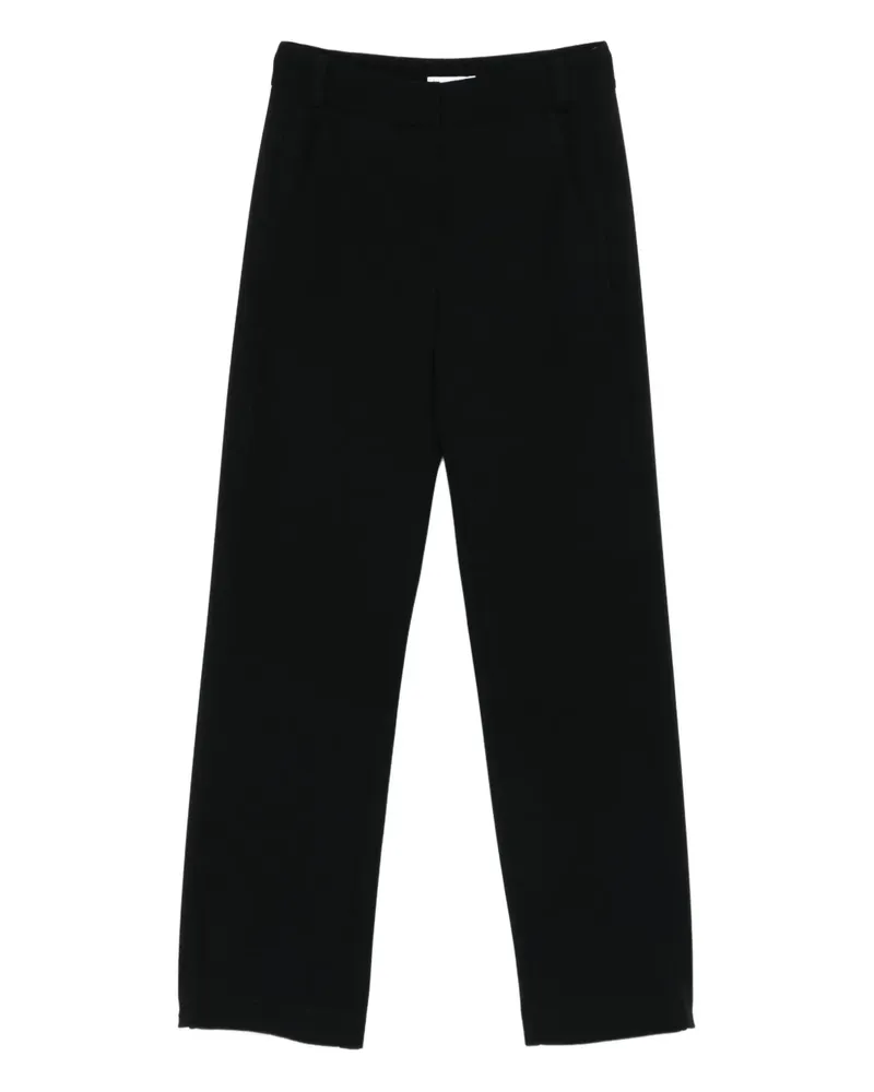 Patrizia Pepe Hose mit weitem Bein - Schwarz Schwarz