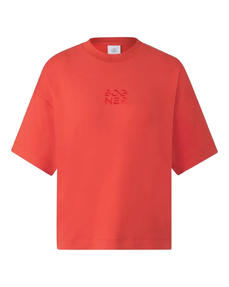 Bogner Dayna T-Shirt mit Logo-Stickerei - Rot Rot