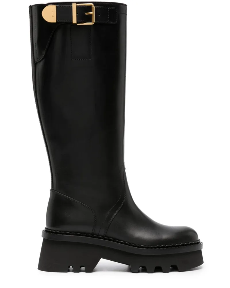 Chloé Kniehohe Stiefel - Schwarz Schwarz