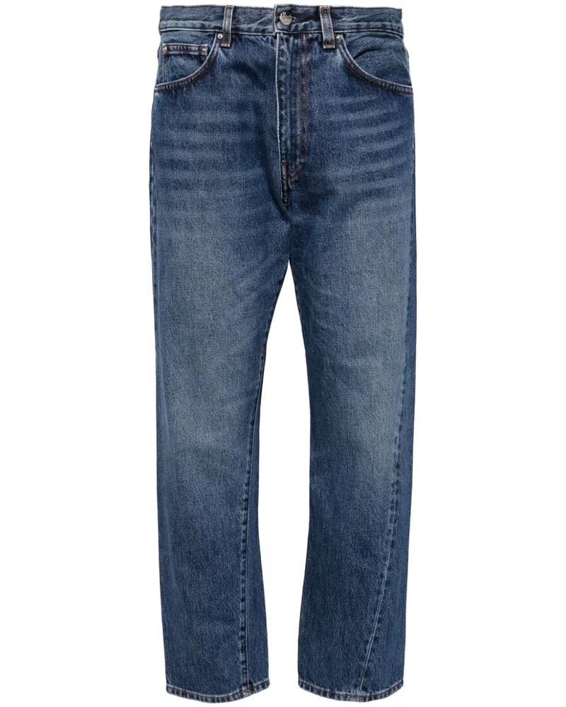 Totême Gerade Jeans mit verdrehter Naht - Blau Blau