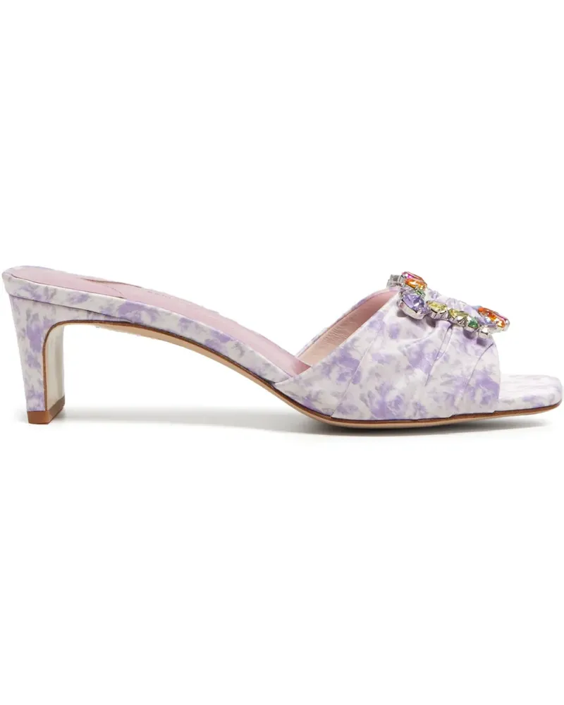 Sophia Webster Sandalen mit Kristallen - Violett Violett