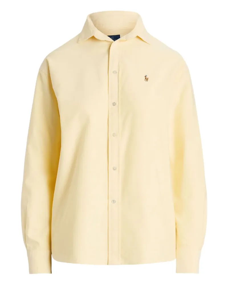 Ralph Lauren Hemd mit Logo-Stickerei - Gelb Gelb