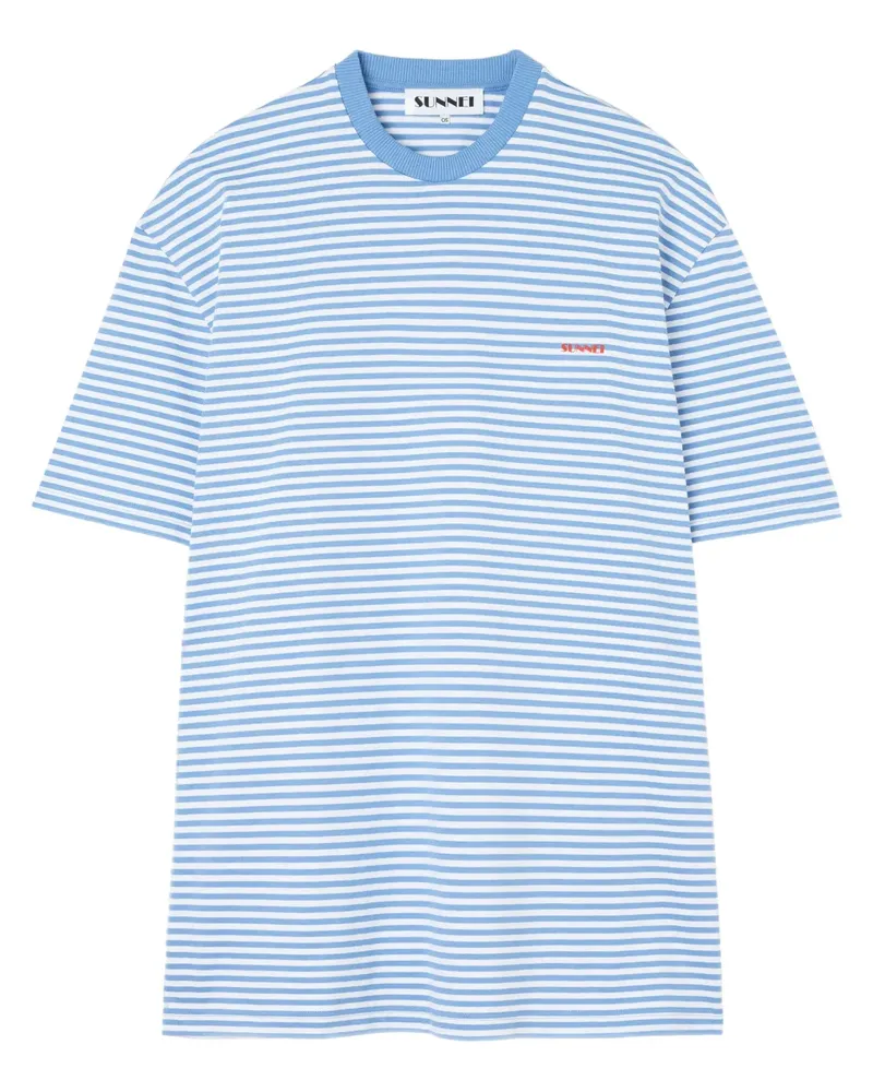 SUNNEI Gestreiftes T-Shirt - Blau Blau