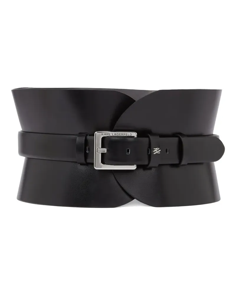 Karl Lagerfeld Essential Multifunction Gürtel - Schwarz Schwarz