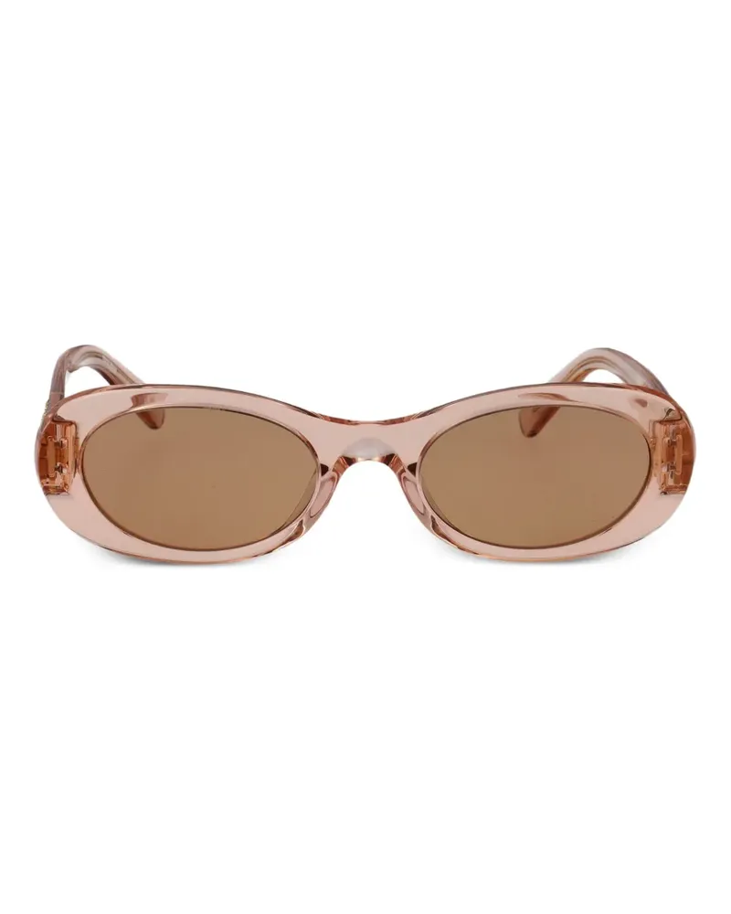 Miu Miu Sonnenbrille mit ovalem Gestell - Rosa Rosa