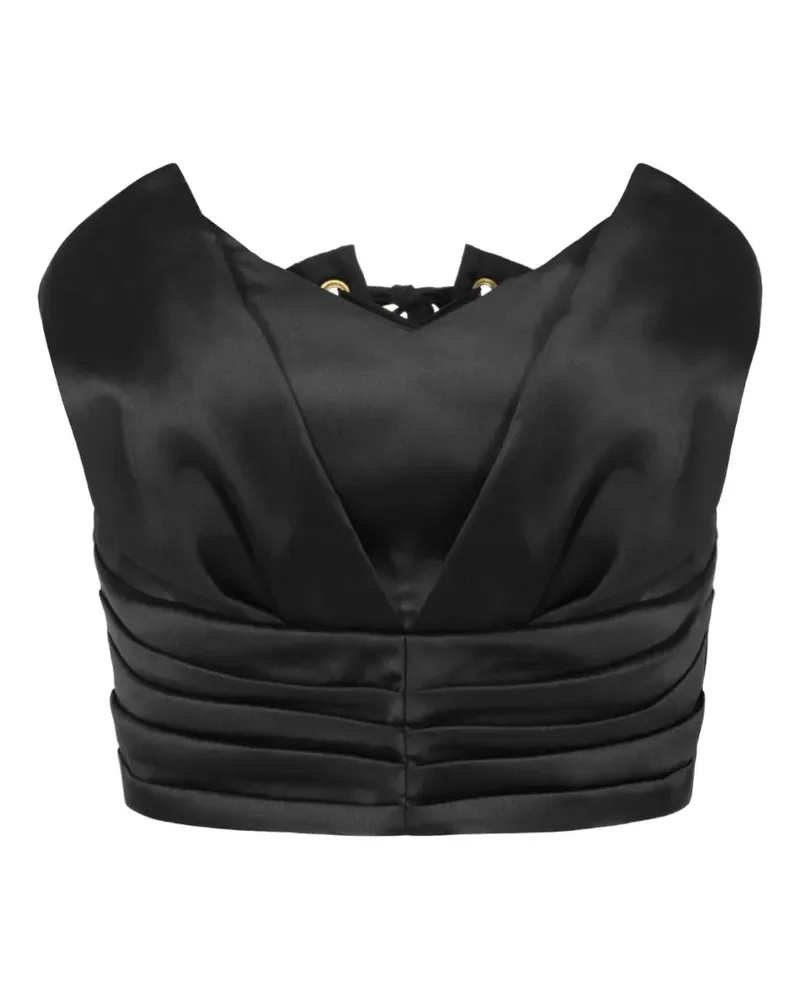 Elisabetta Franchi Gazar Oberteil - Schwarz Schwarz