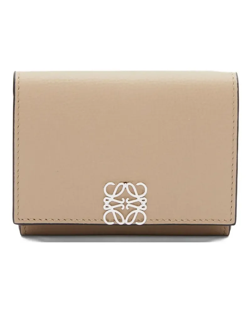 Loewe embossed-logo wallet - Nude Nude