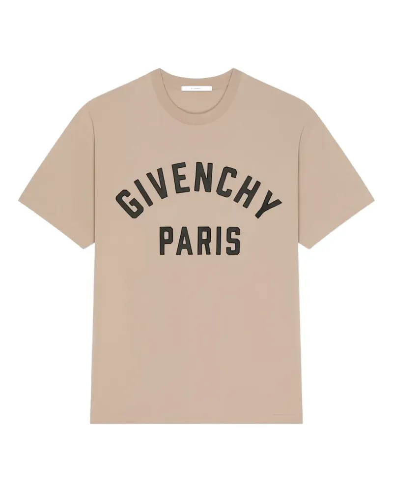 Givenchy logo-print cotton T-shirt - Nude Nude