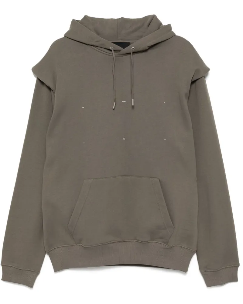 Heliot Emil Hoodie mit Logo-Print - Nude Nude