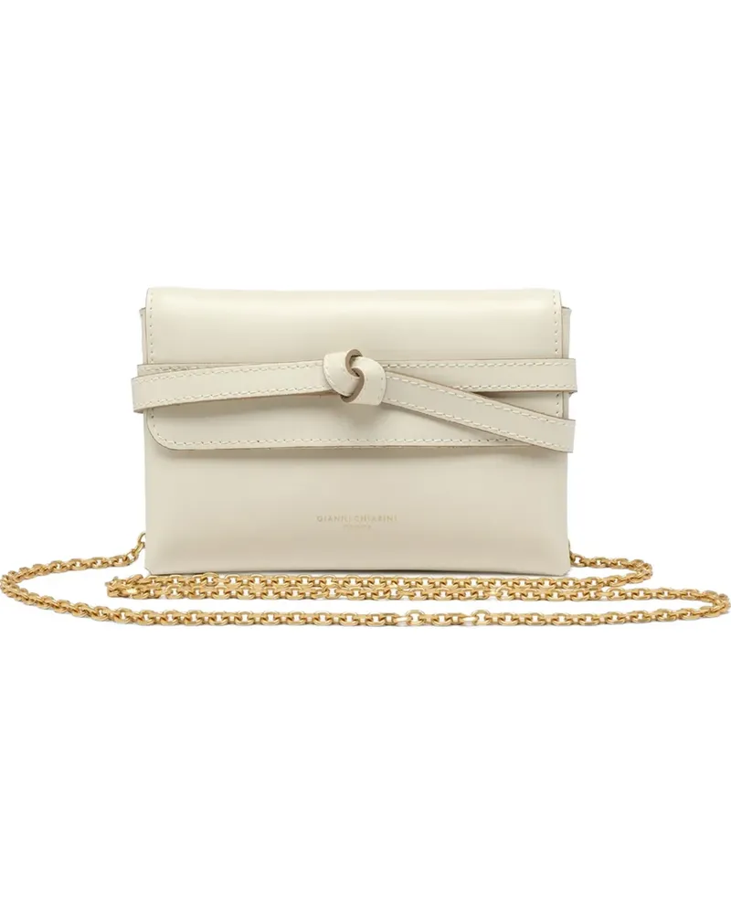 Gianni Chiarini Belty knotted shoulder bag - Nude Nude
