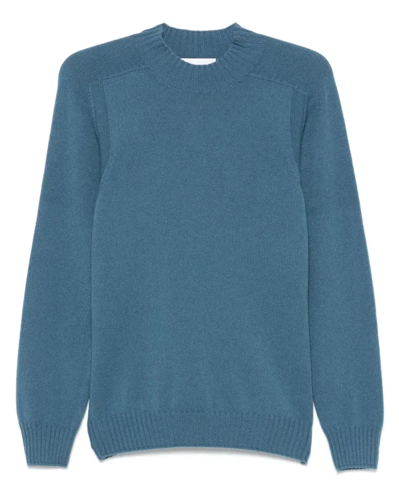 D4.0 Klassischer Pullover - Blau Blau