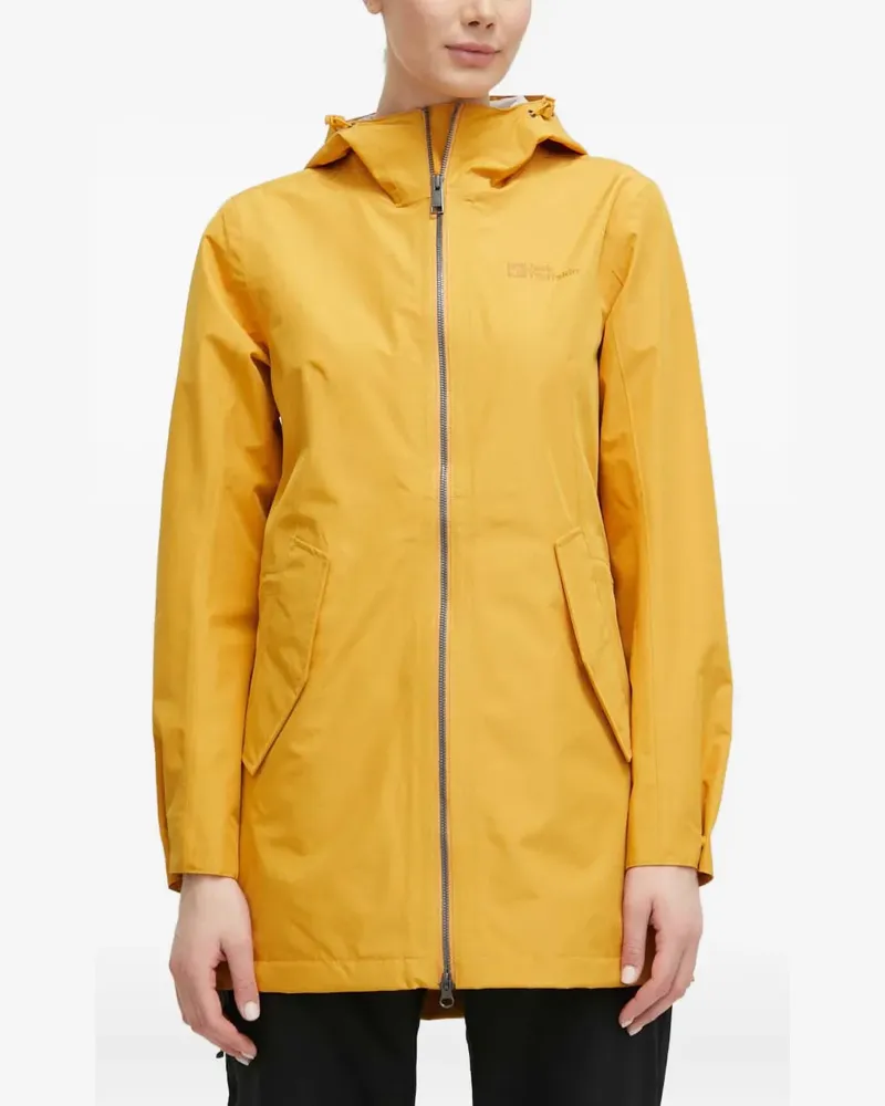 Jack Wolfskin Dakar hooded zip-up parka - Gelb Gelb