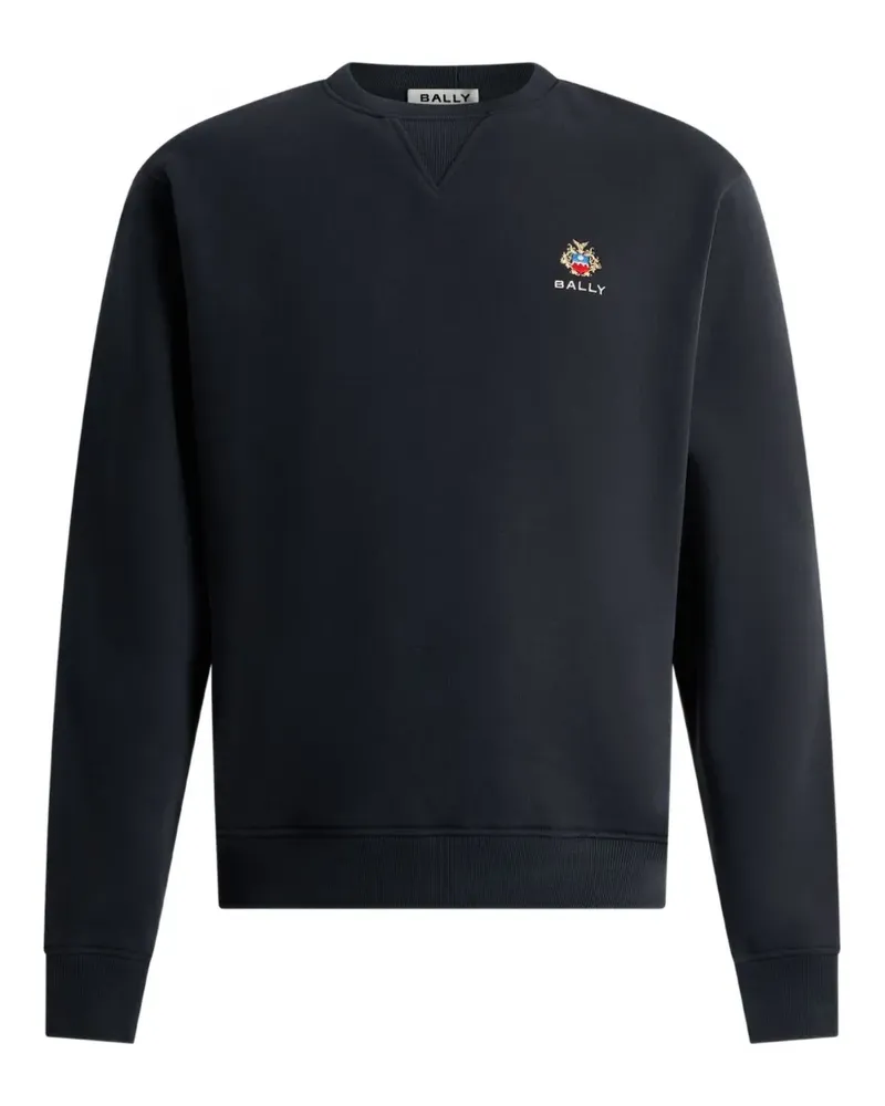 Bally Crest Sweatshirt mit rundem Ausschnitt - Blau Blau