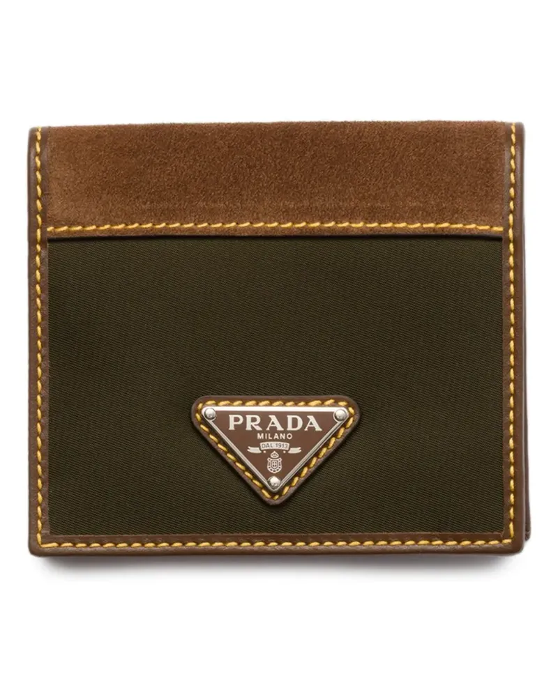 Prada Kartenetui aus Wildleder - Grün Grün