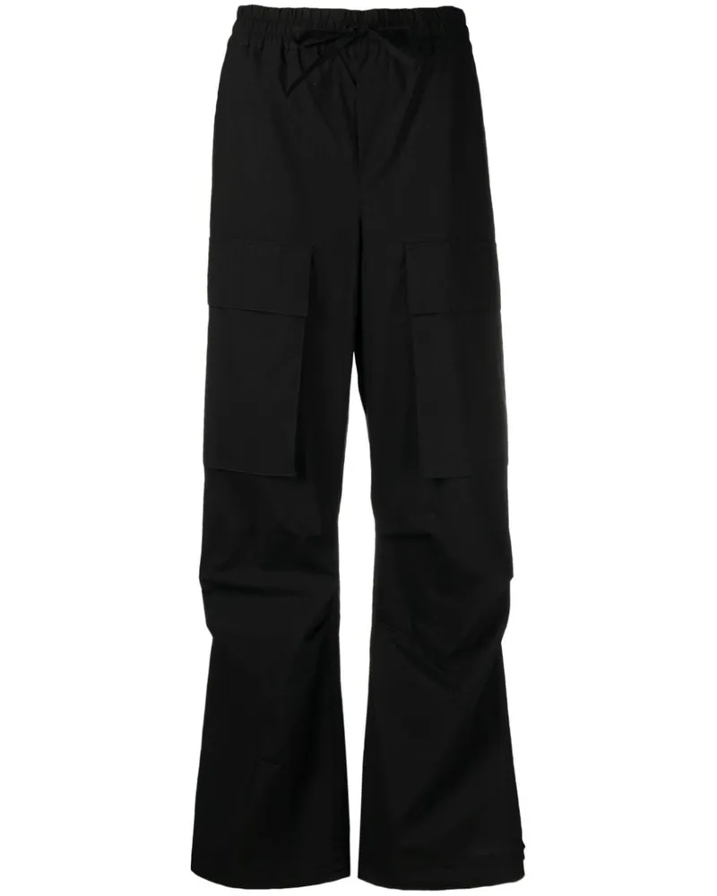 P.A.R.O.S.H. P.A.R.O H. Hose mit aufgesetzten Taschen - Schwarz Schwarz