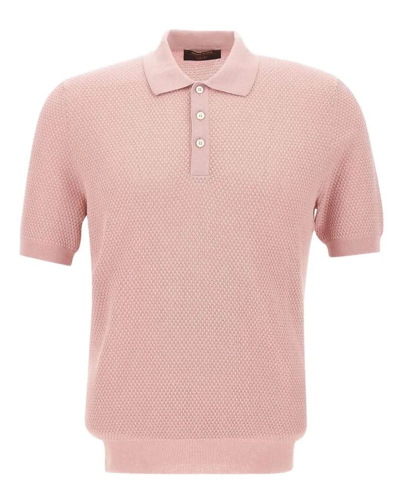 Gran Sasso Poloshirt aus Jersey - Rosa Rosa