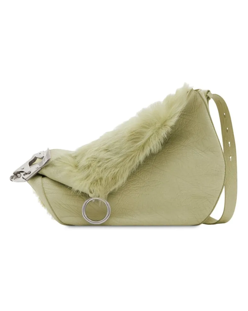 Burberry Mittelgroße Knight Schultertasche - Grün Grün