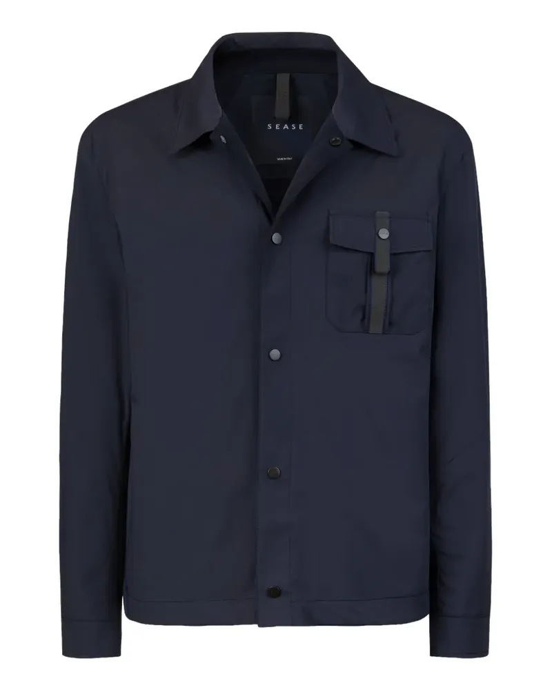 SEASE Jib Set shirt jacket - Blau Blau