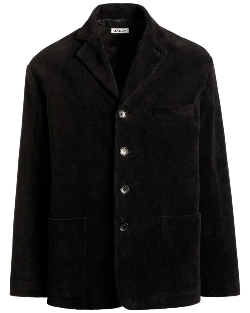 Bally Sakko aus Cord - Schwarz Schwarz