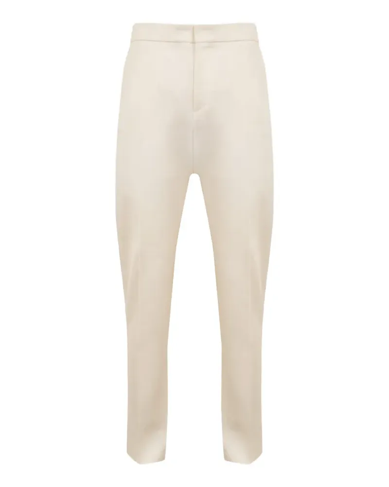 Ermenegildo Zegna Weiße Oasi Lino Hose - Nude Nude