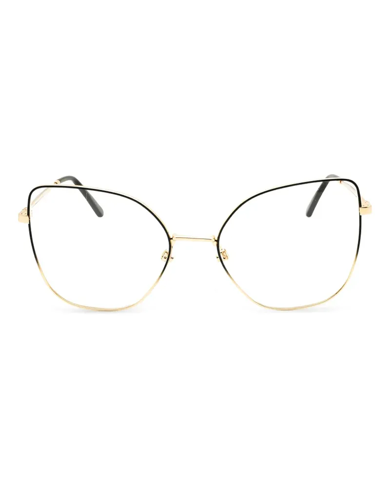Marc Jacobs Brille mit Cat-Eye-Gestell - Gold Gold