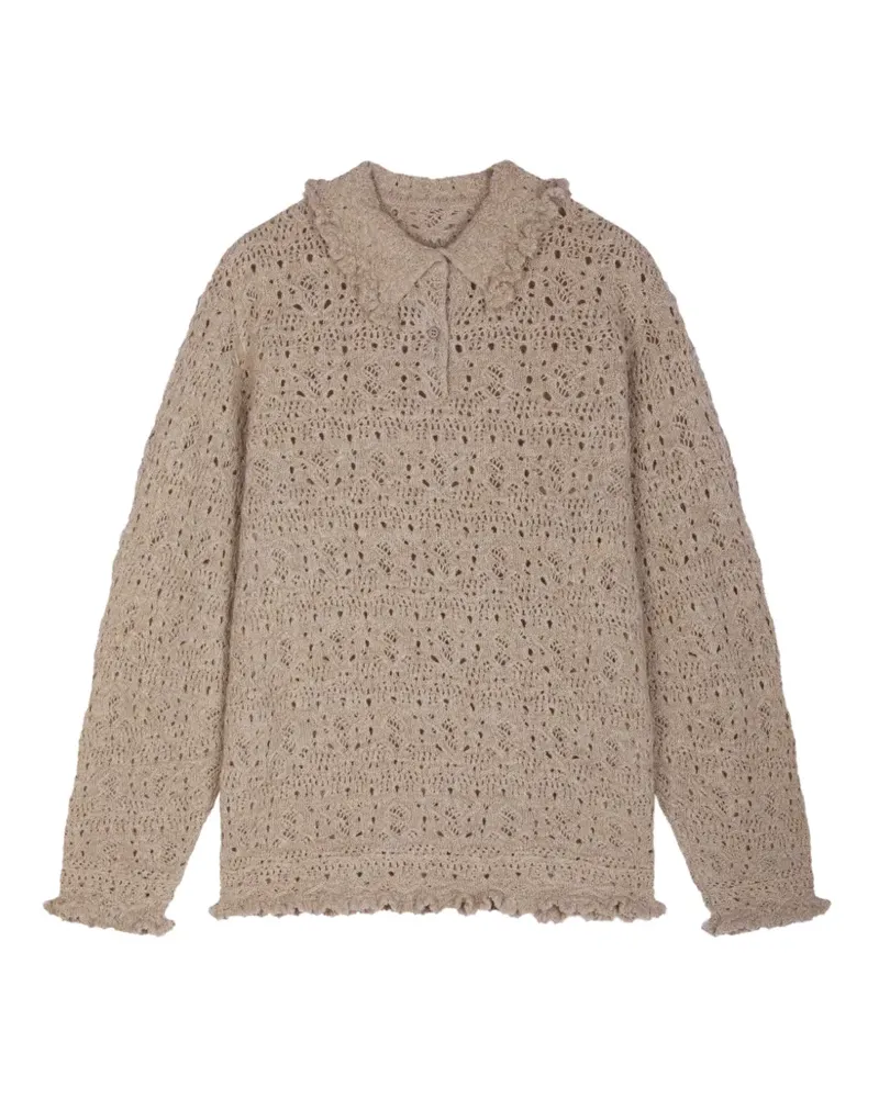 JNBY Pullover mit Rüschenbesatz - Nude Nude