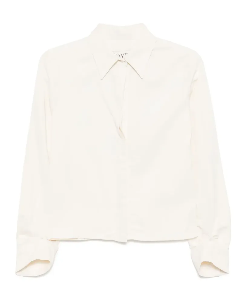 TWP Button Me Up Hemd - Nude Nude